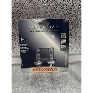 New Sylvania Silver Star High Performance Lighting H1 ST/2 2 Lamps